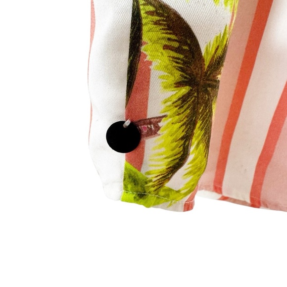 Anthropologie Scotch & Soda Holiday Tropical Shirt Dress Size XS - Picture 8 of 16